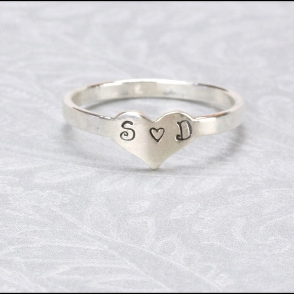 Personalized Initial Rings - Picture 7 of 7
